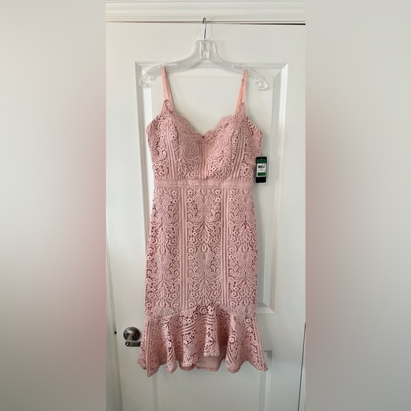 Guess Pink Lace Dress - Picture 2 of 4